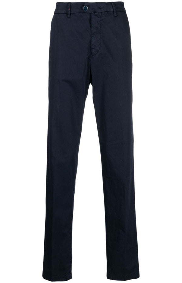 Laden Sie das Bild in den Galerie-Viewer, Off-centre button straight-leg trousers