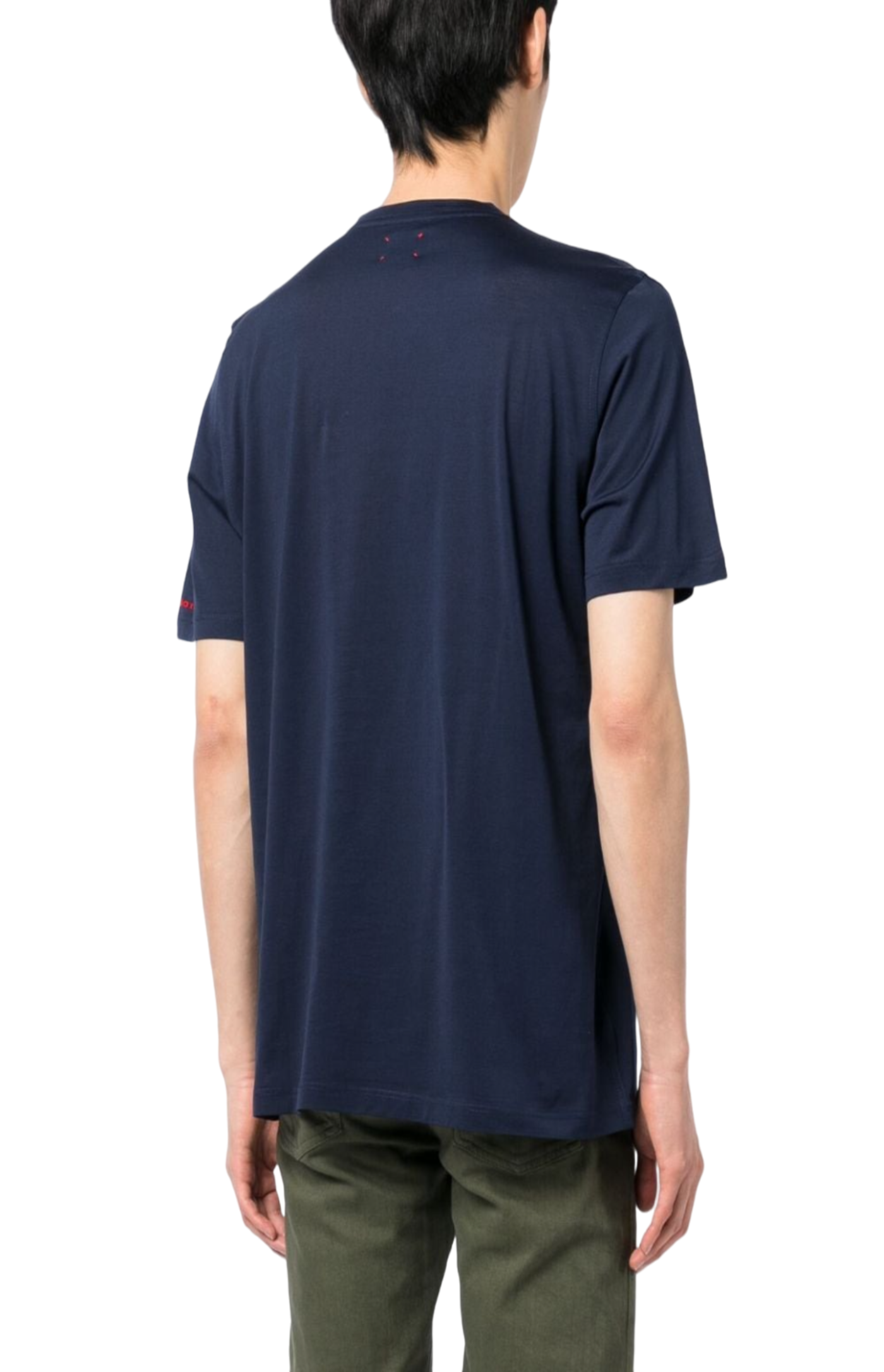 Cargar imagen en el visor de la galería, Logo-embroidered short-sleeve T-shirt