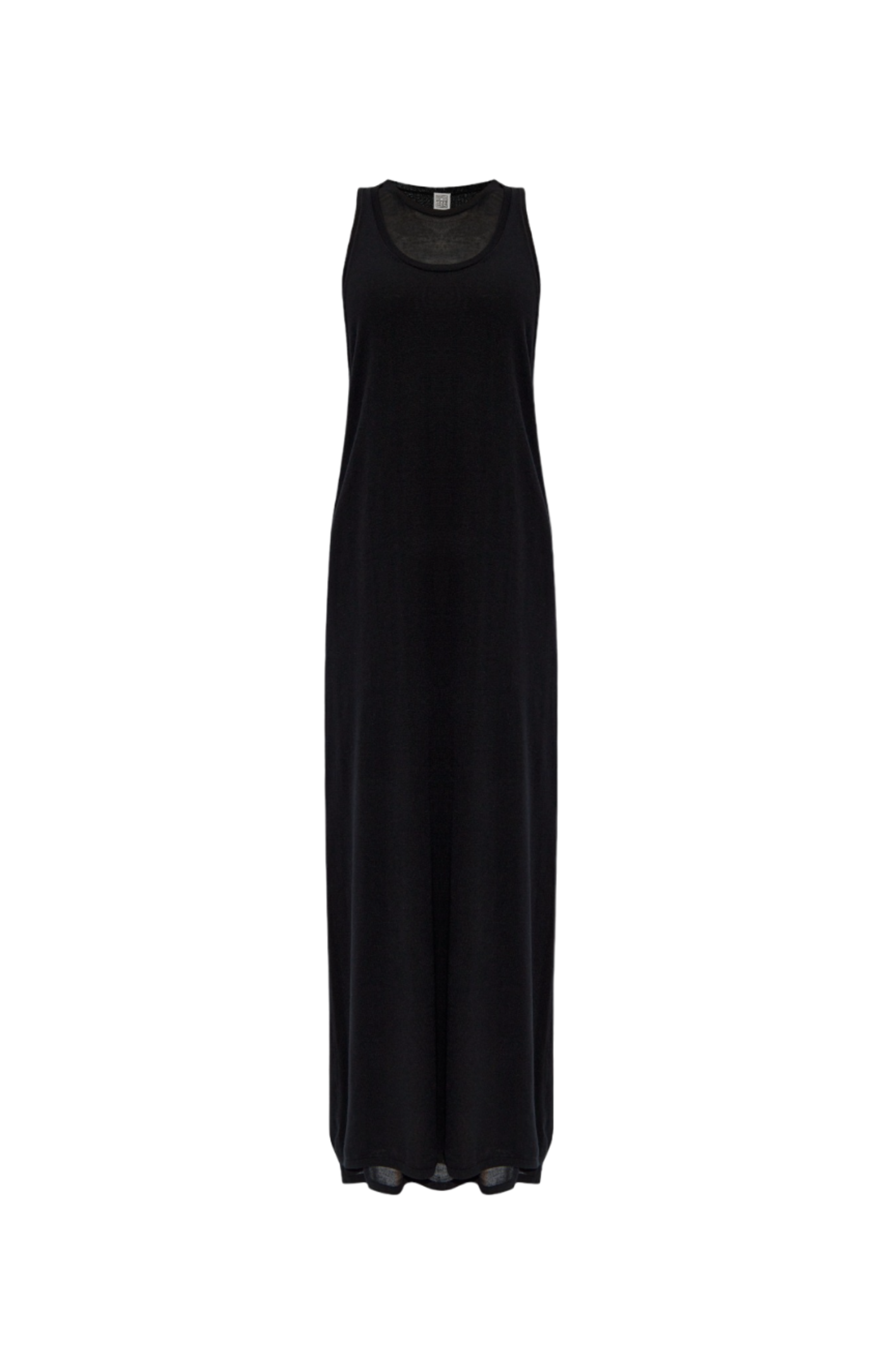 Cargar imagen en el visor de la galería, Layered knit tank dress black