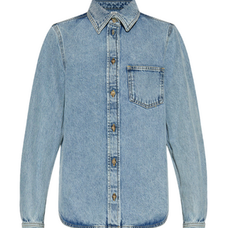 Petite denim shirt