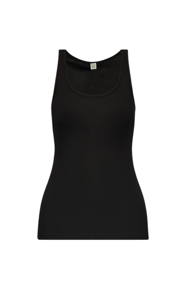 Load image into Gallery viewer, Toteme black strappy top