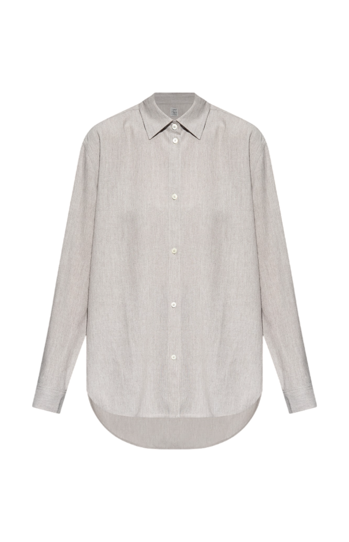 Cargar imagen en el visor de la galería, Toteme Grey Loose Fit Shirt