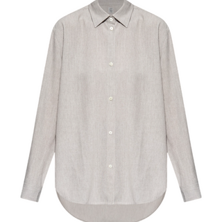 Toteme Grey Loose Fit Shirt