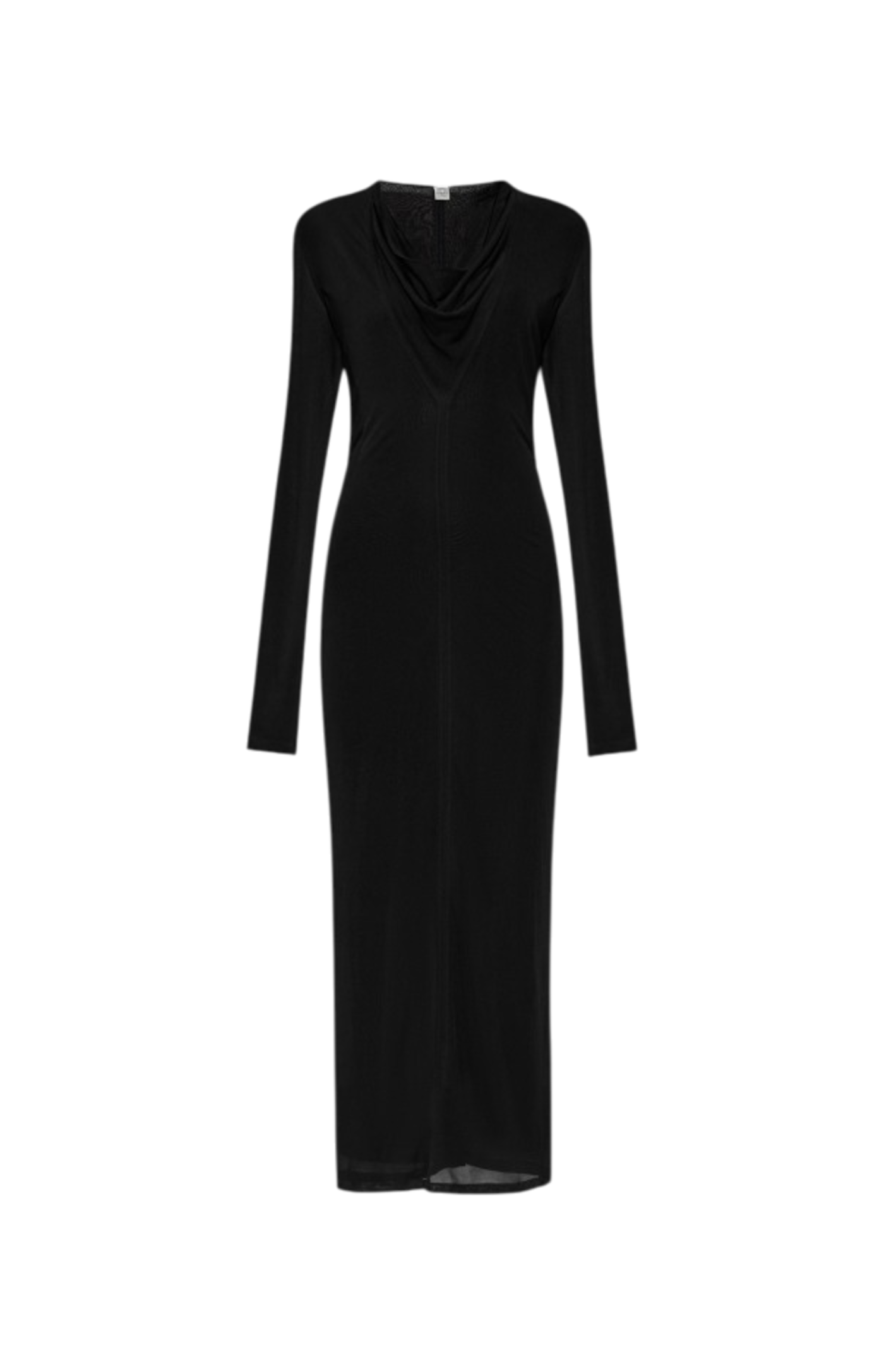 Cargar imagen en el visor de la galería, Draped V-neck dress black