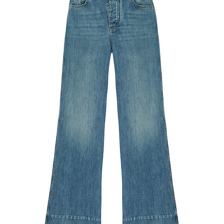 Blue high waist jeans