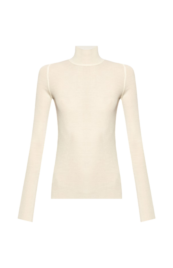 Load image into Gallery viewer, Crema wool turtleneck sweater