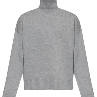 Ami Alexandre Mattiussi Grey Wool turtleneck