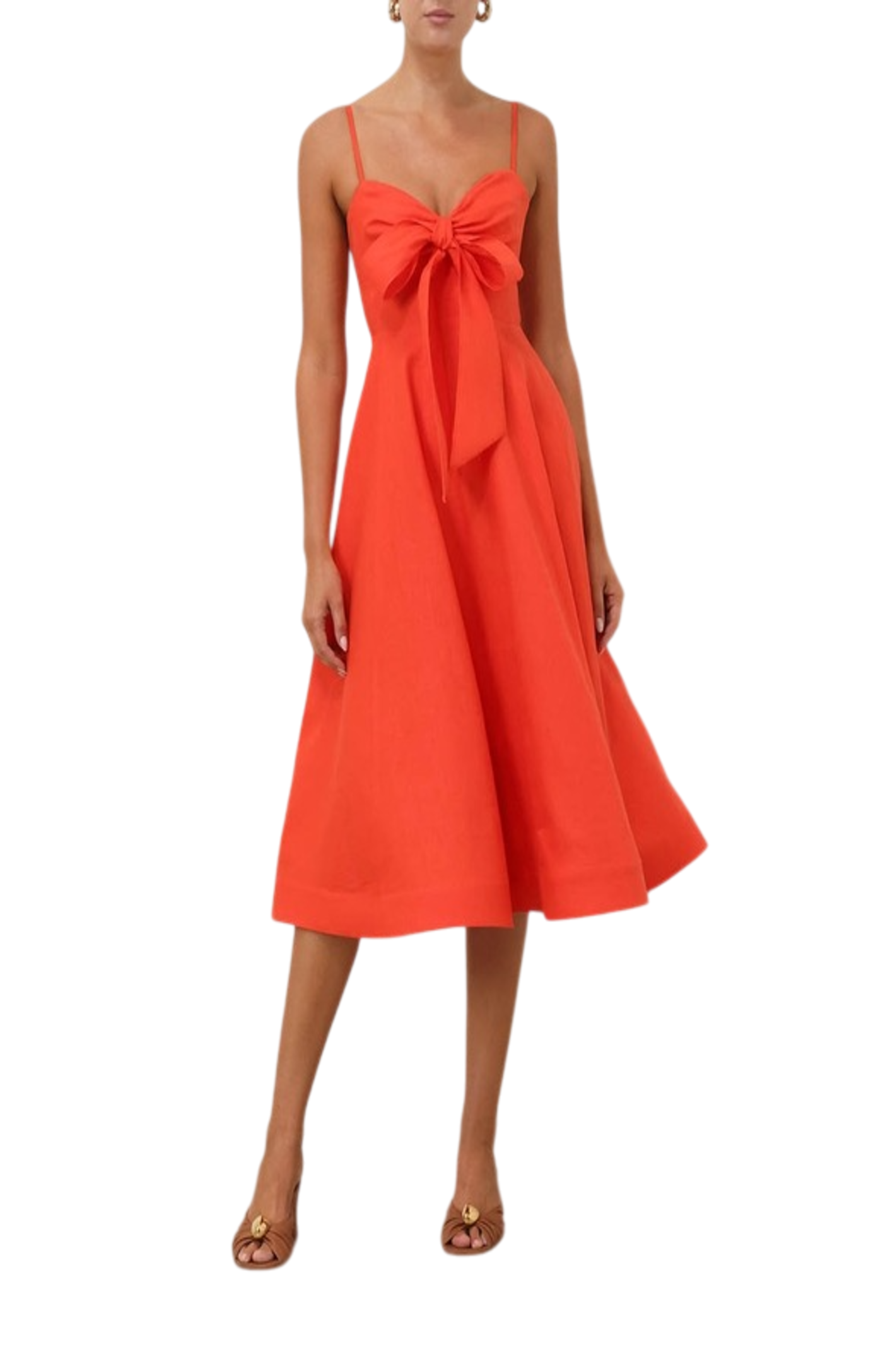 Cargar imagen en el visor de la galería, Crush Tie Front Midi Dress
