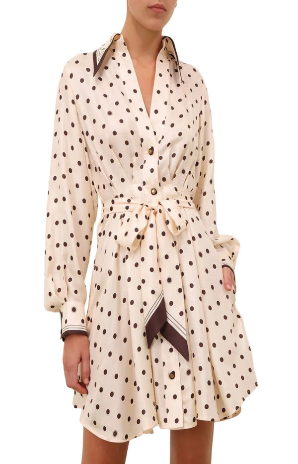 Load image into Gallery viewer, Dot Tuck Mini Dress