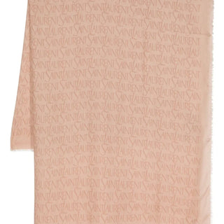 Logo-jacquard scarf