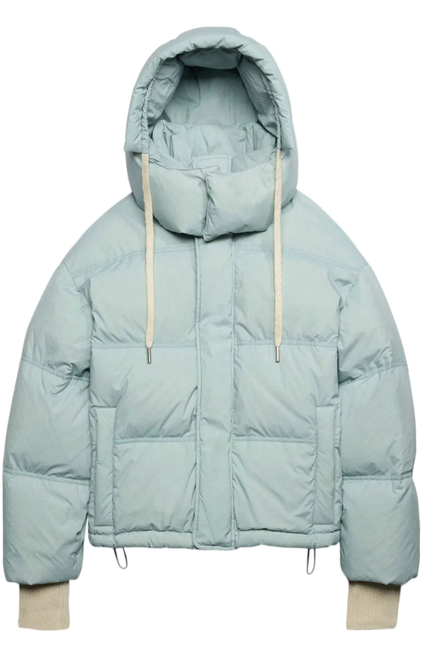 Load image into Gallery viewer, Logo-patch padded jacket