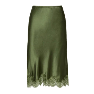 Lace Silk Skirt