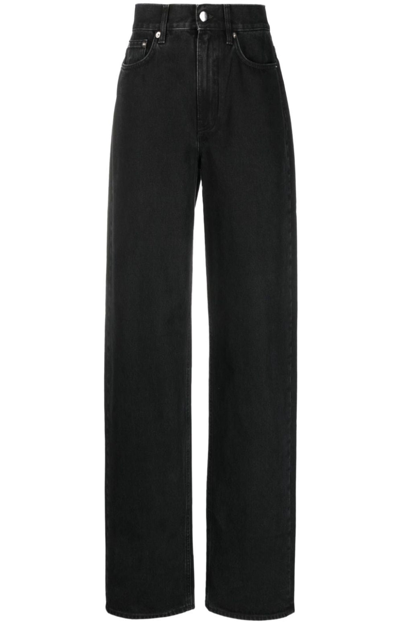Cargar imagen en el visor de la galería, Dark-wash wide-leg jeans