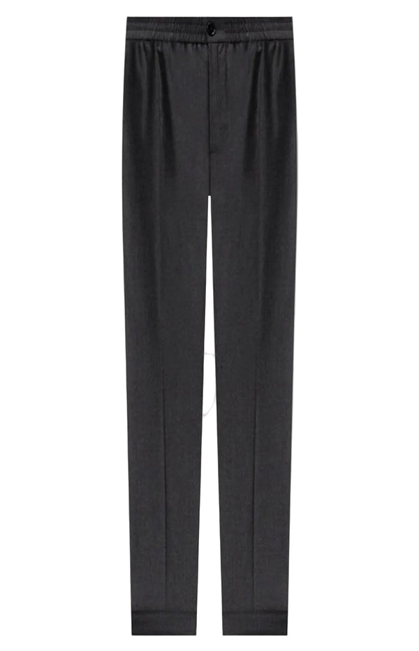 Load image into Gallery viewer, Ami Paris Elasticated Waist Trousers Black
