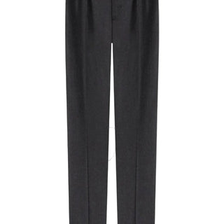Ami Paris Elasticated Waist Trousers Black