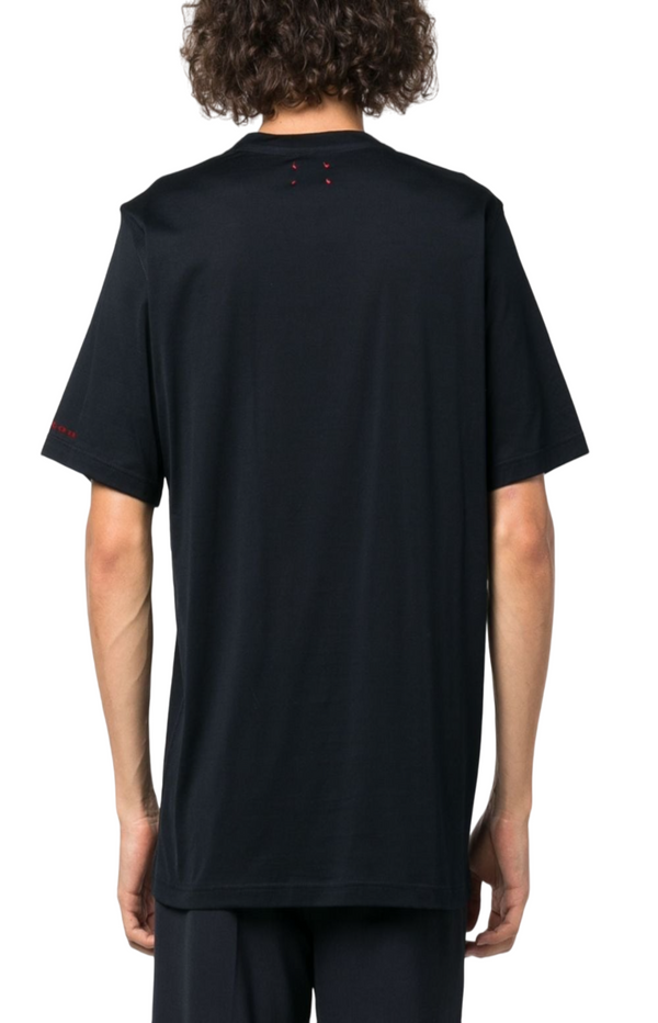 Load image into Gallery viewer, Crew-neck cotton T-shirt