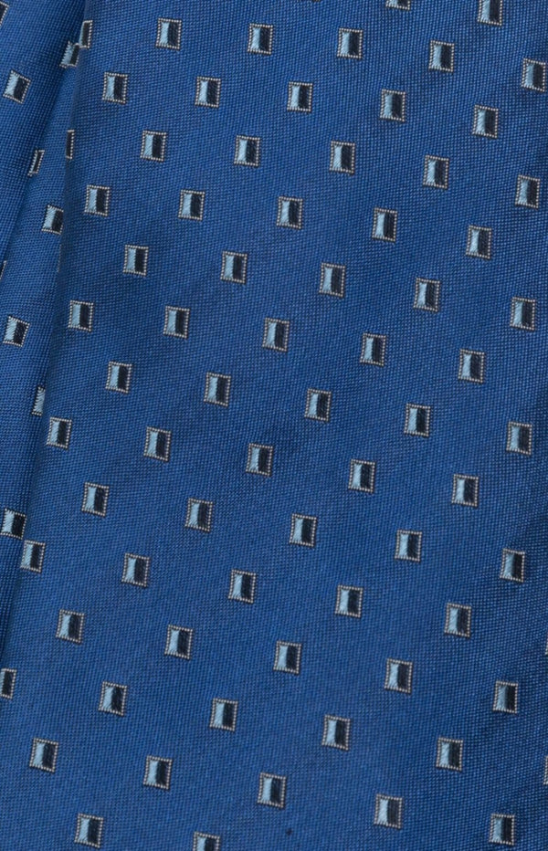 Load image into Gallery viewer, Geometric-pattern silk tie