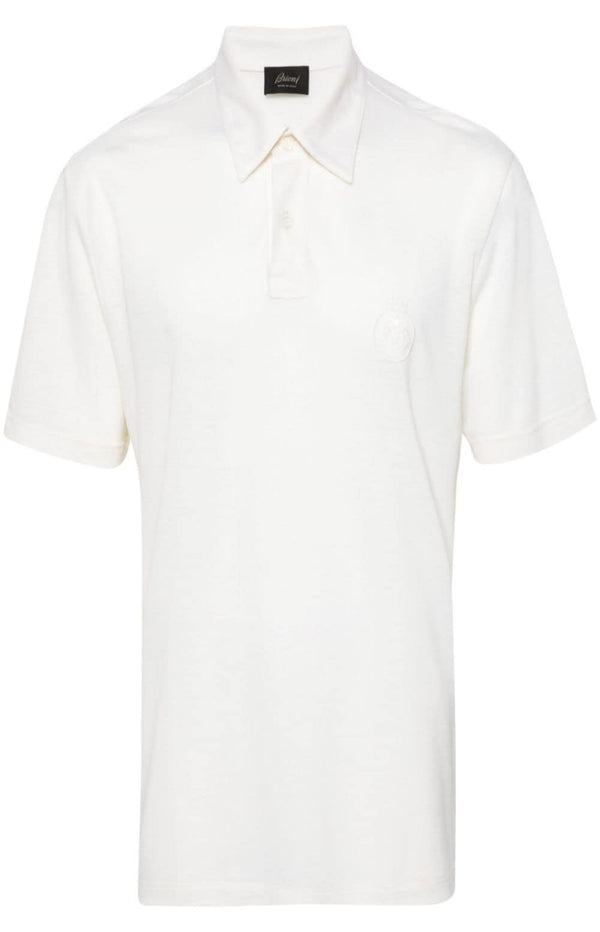Load image into Gallery viewer, Logo-embroidered wool polo shirt