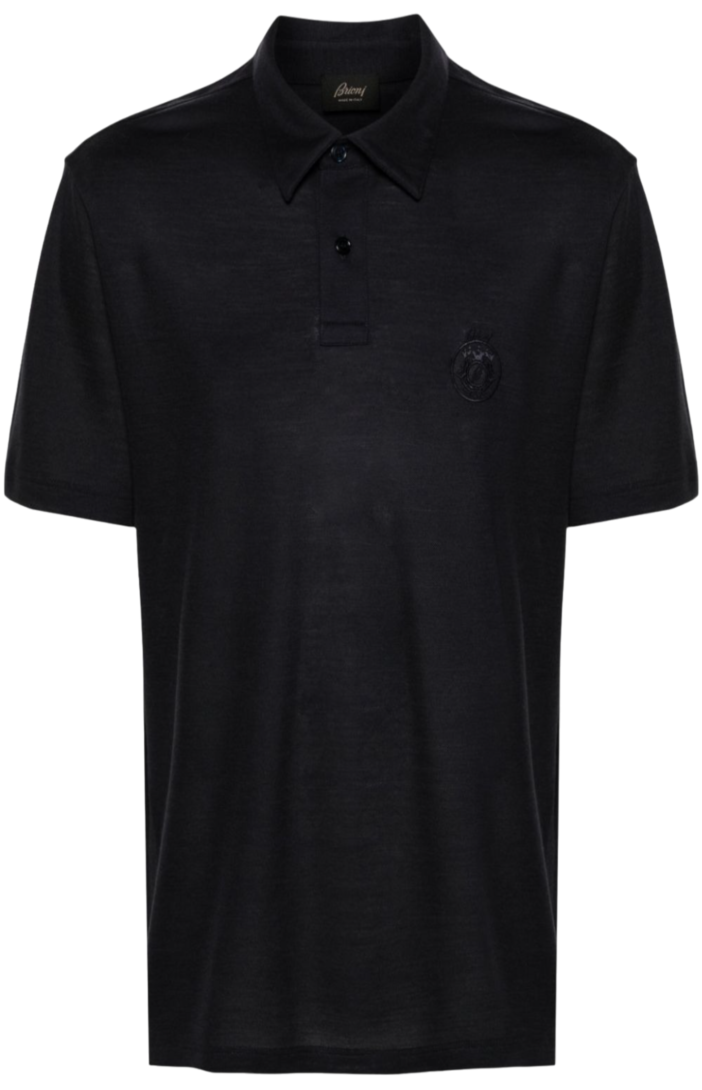 Cargar imagen en el visor de la galería, Logo-embroidered wool polo shirt