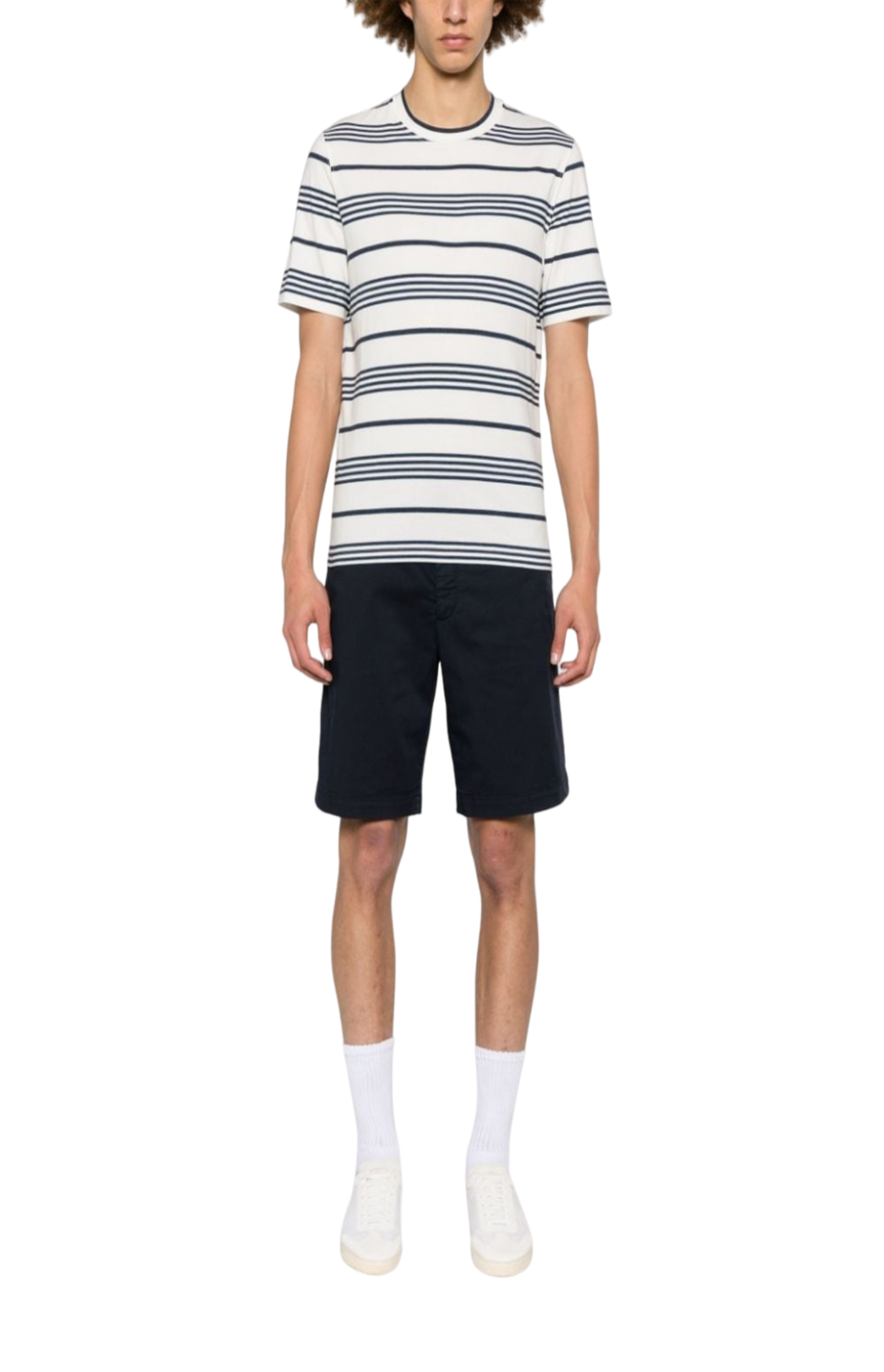 Cargar imagen en el visor de la galería, Twill Bermuda shorts