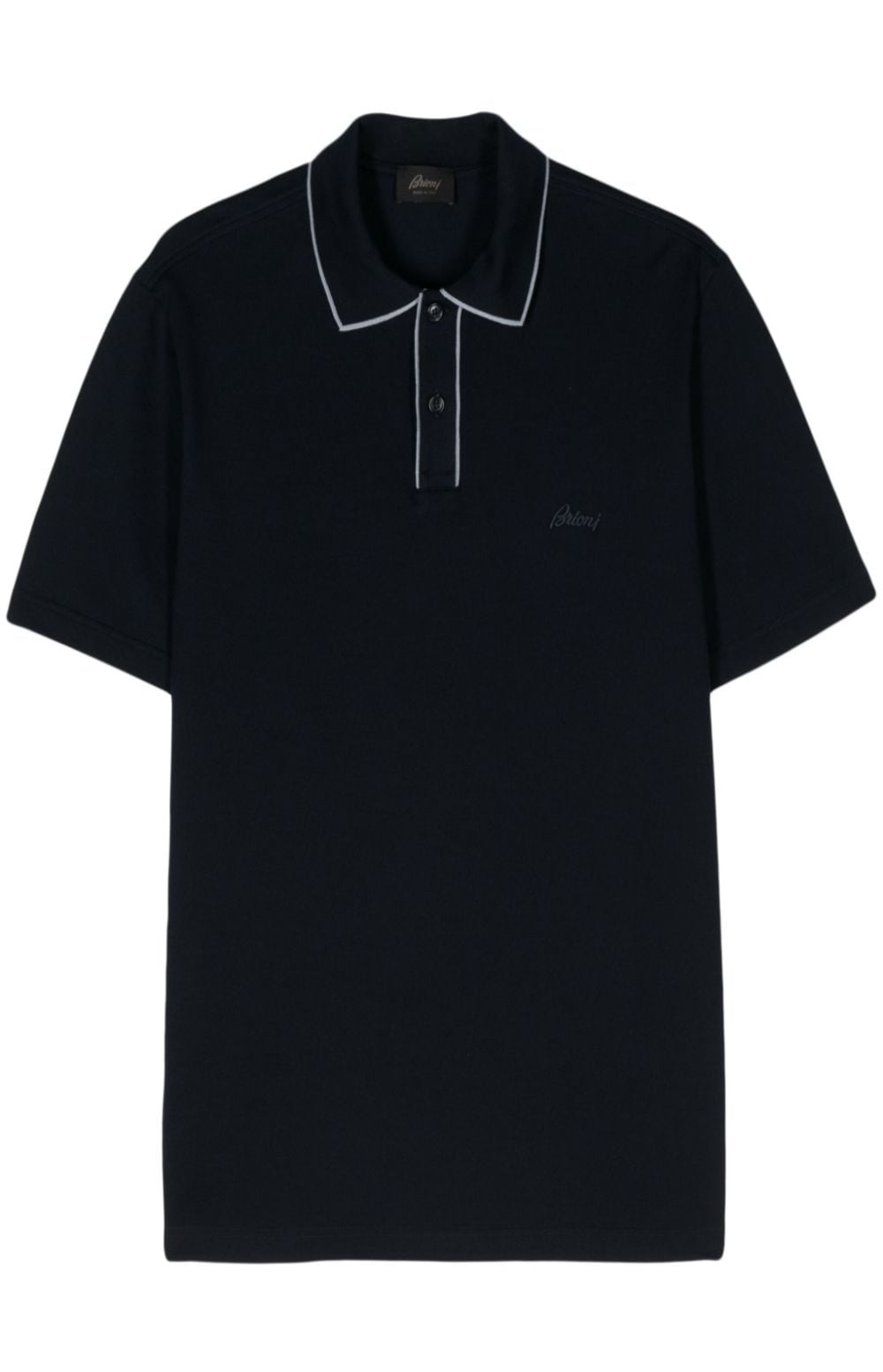 Cargar imagen en el visor de la galería, Logo-embroidered cotton polo shirt