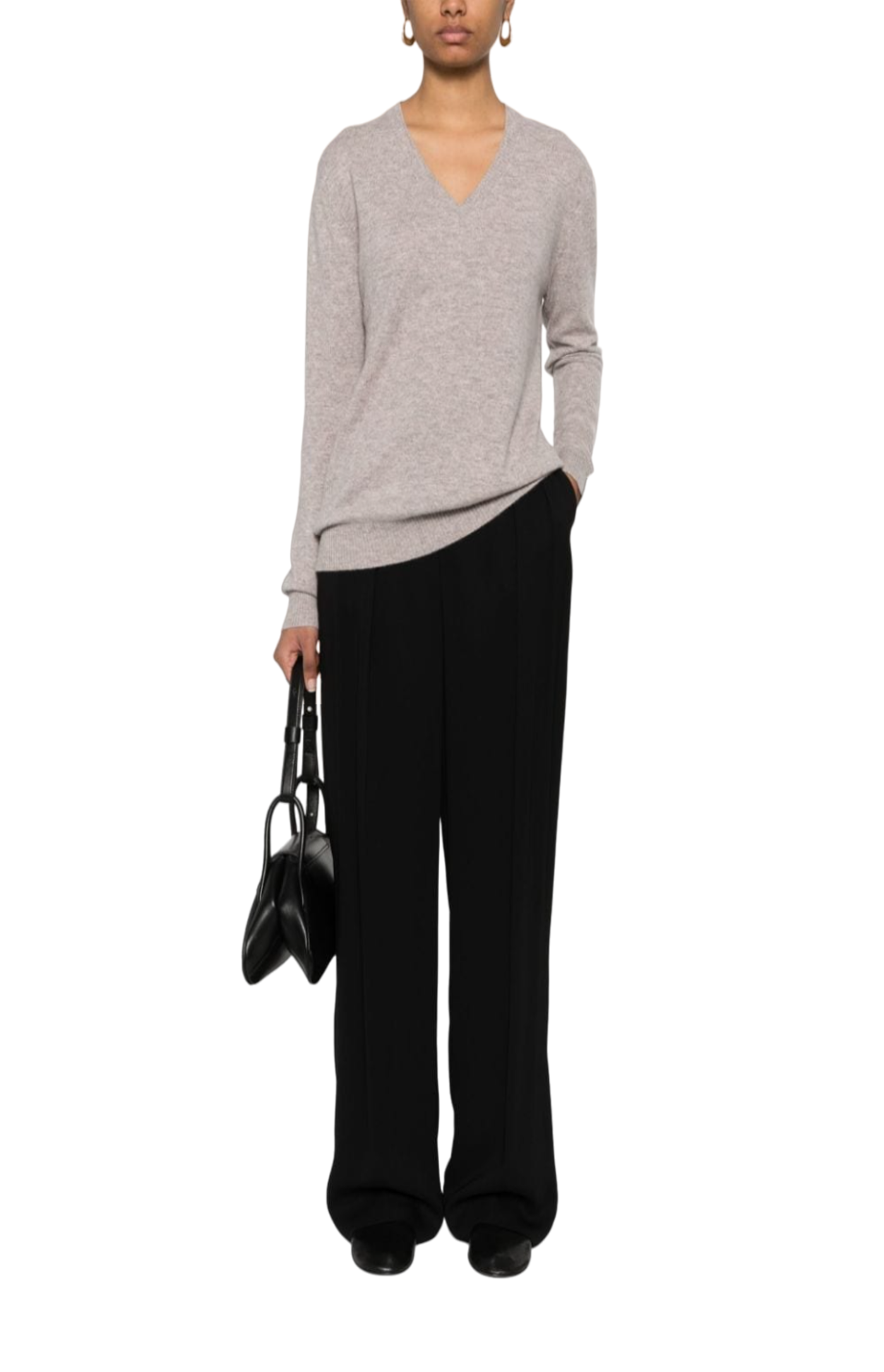 Cargar imagen en el visor de la galería, Serafini V-neck cashmere jumper