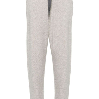 Mid-rise cashmere trousers
