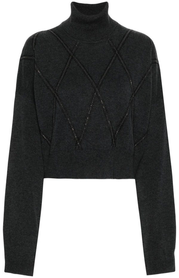 Load image into Gallery viewer, Monili-detail cropped top