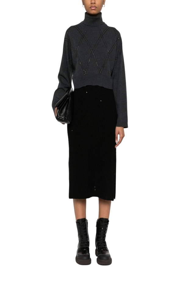 Load image into Gallery viewer, Monili-detail cropped top