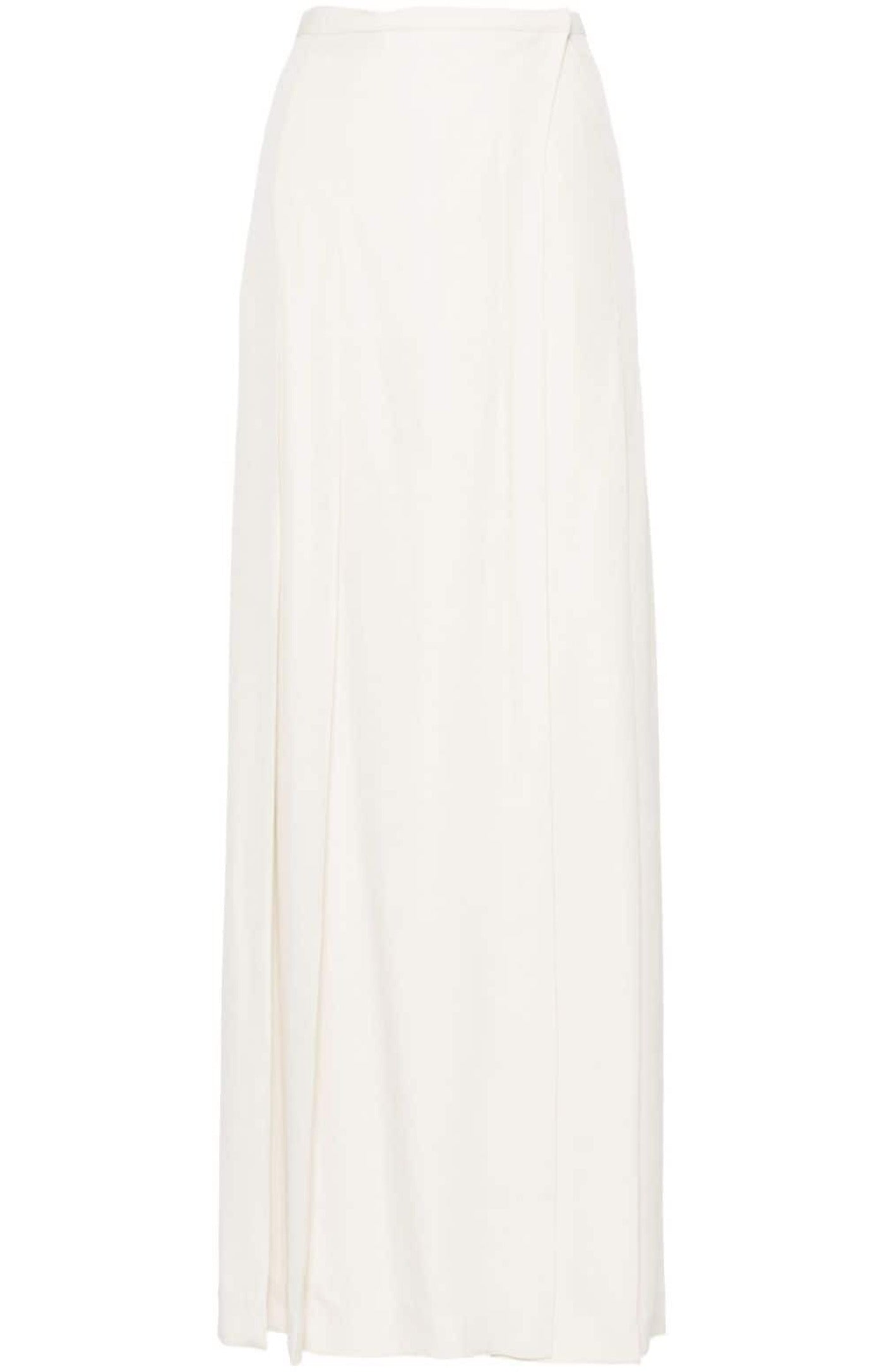 Cargar imagen en el visor de la galería, Pleated crepe wrap skirt