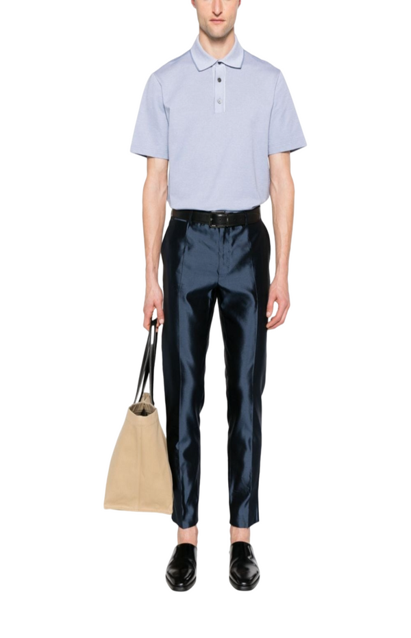 Load image into Gallery viewer, Piqué cotton polo shirt