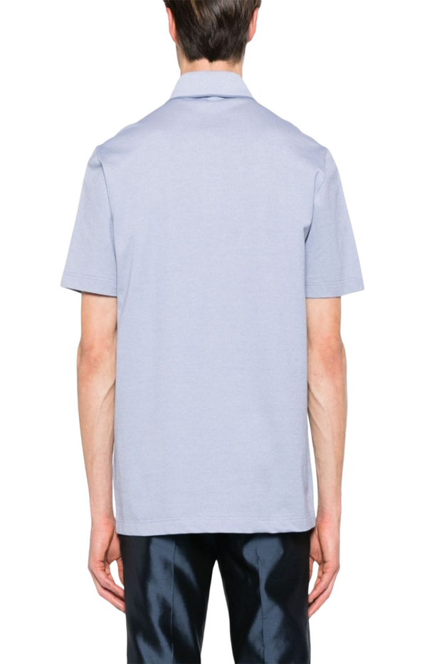 Load image into Gallery viewer, Piqué cotton polo shirt