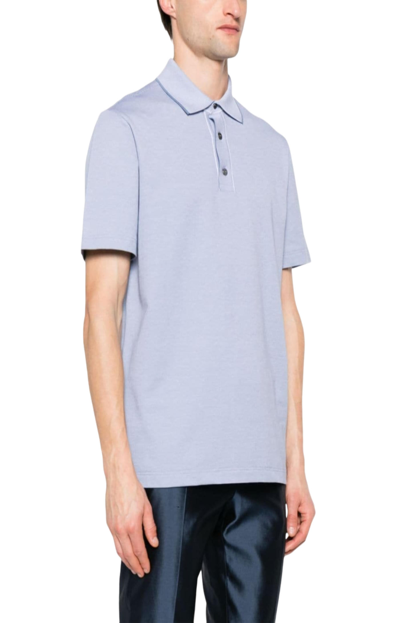 Cargar imagen en el visor de la galería, Piqué cotton polo shirt