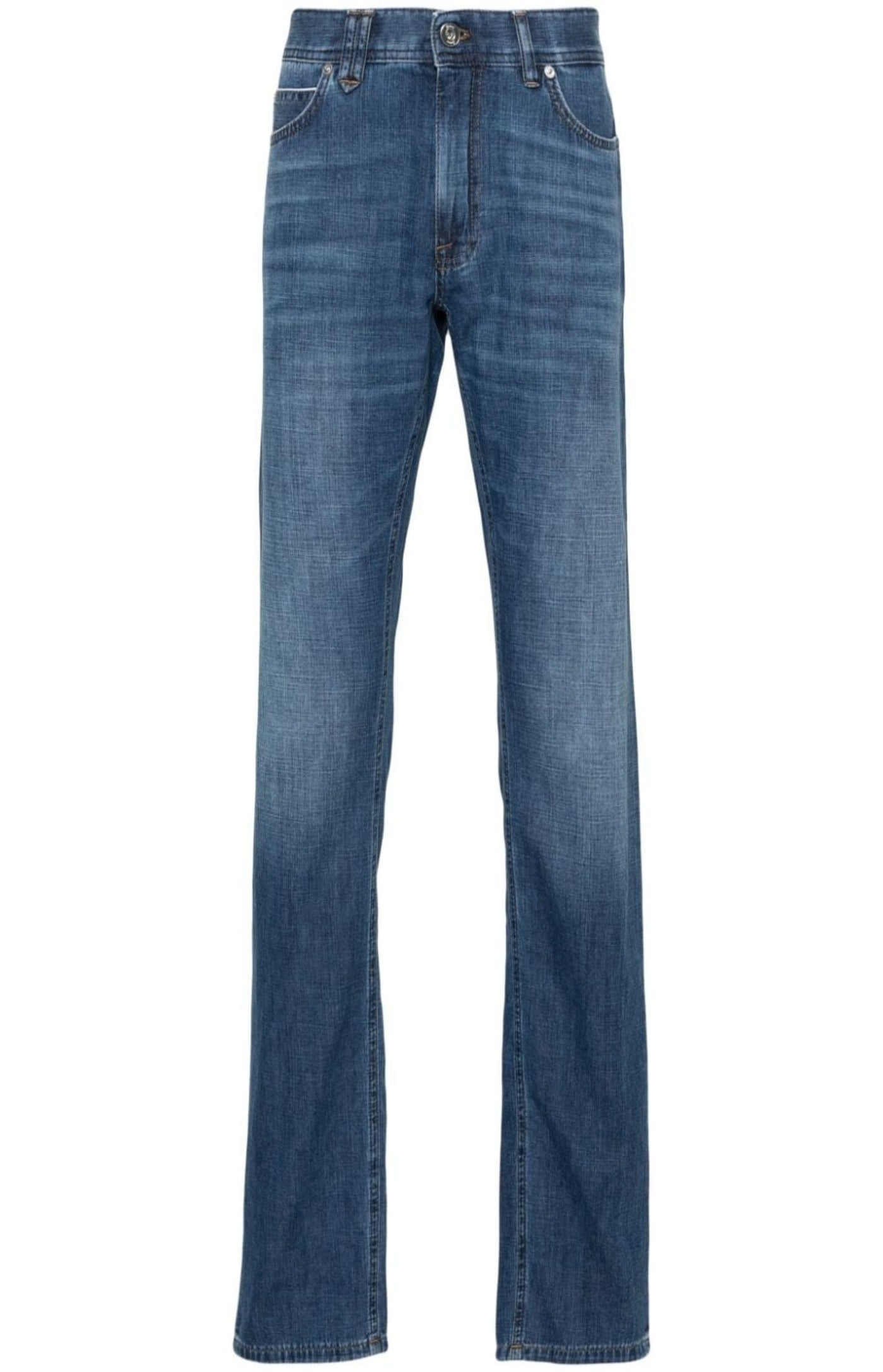 Cargar imagen en el visor de la galería, Meribel mid-rise straight-leg jeans