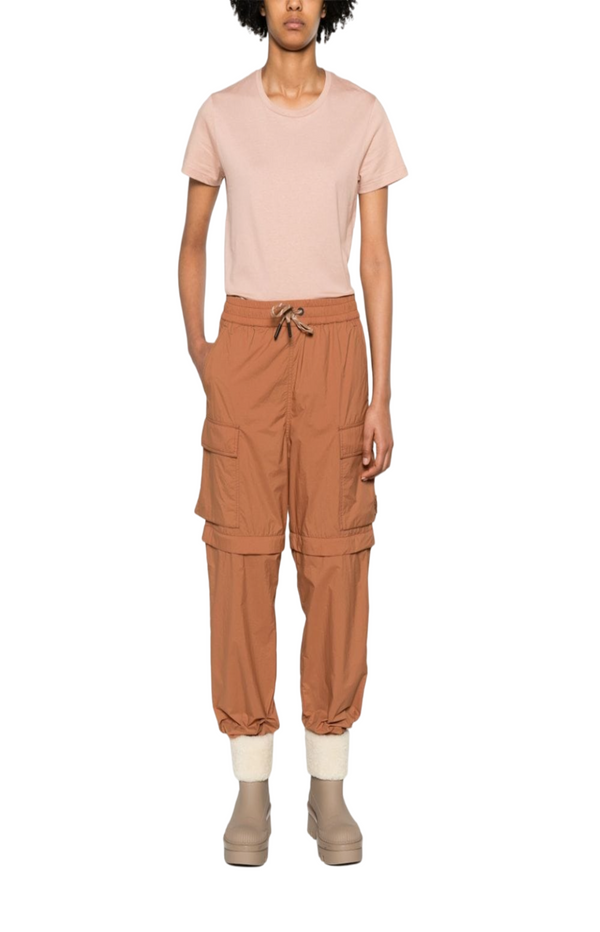 Load image into Gallery viewer, Logo-patch cotton T-shirt