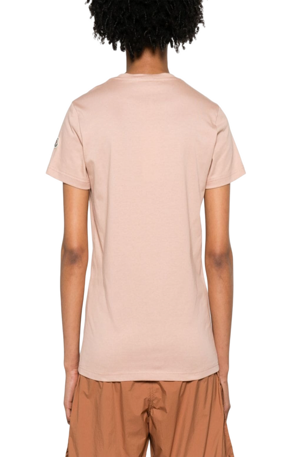 Load image into Gallery viewer, Logo-patch cotton T-shirt