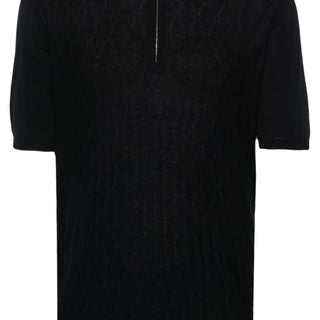 Knitted polo shirt