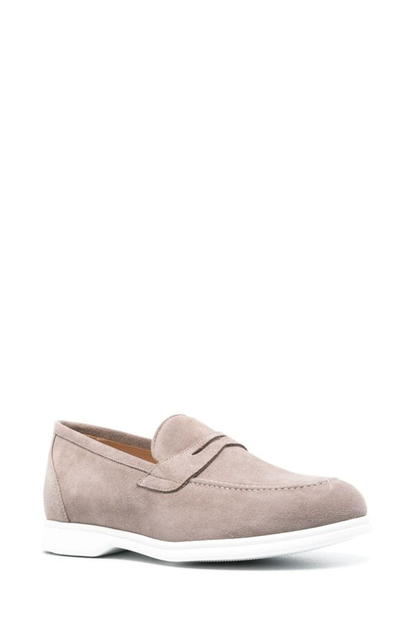 Load image into Gallery viewer, Penny slot suede loafers