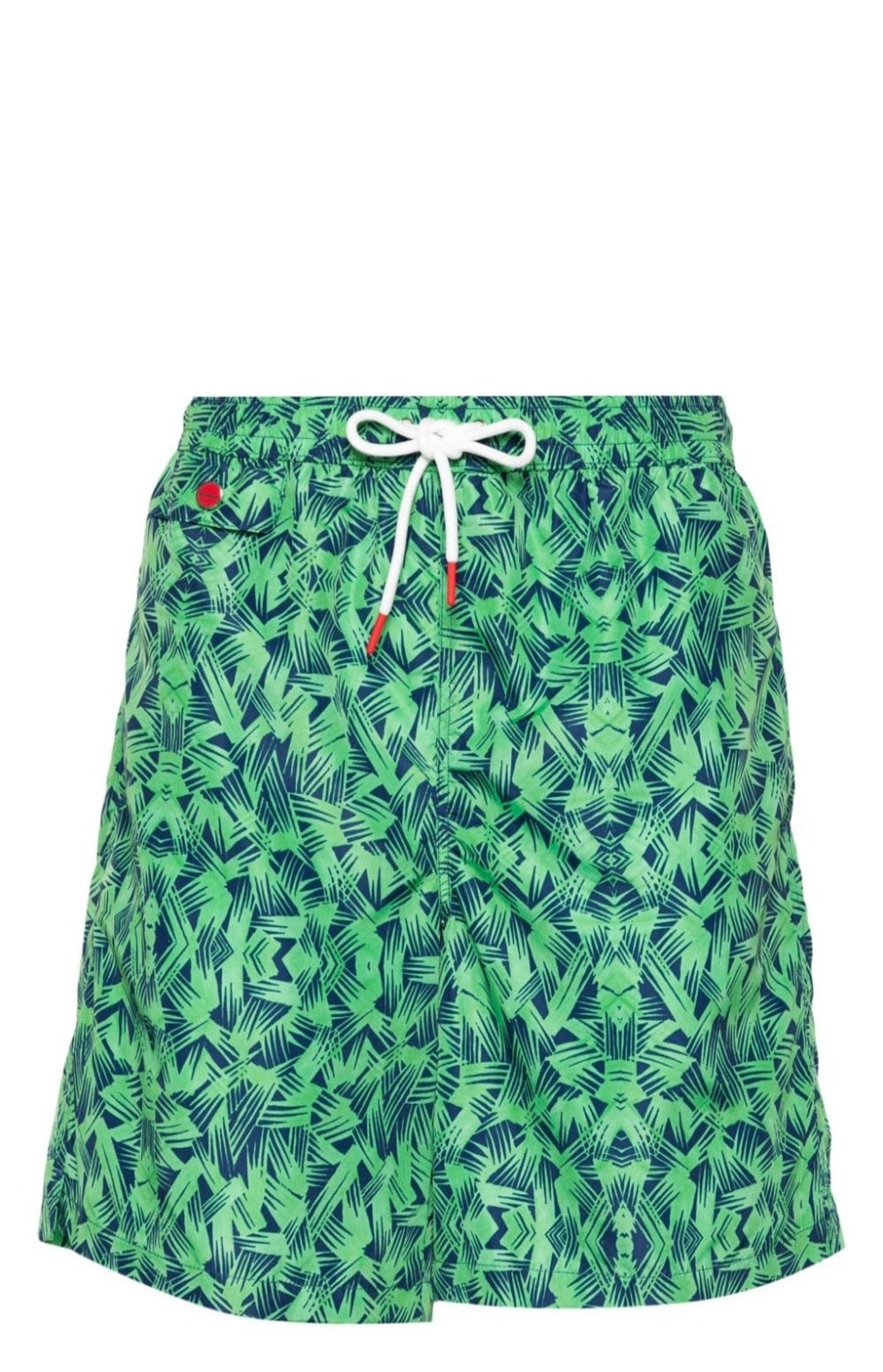 Cargar imagen en el visor de la galería, Logo-embroidered swim shorts