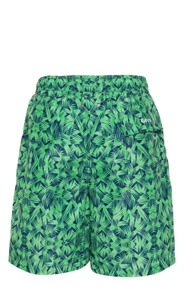 Load image into Gallery viewer, Logo-embroidered swim shorts