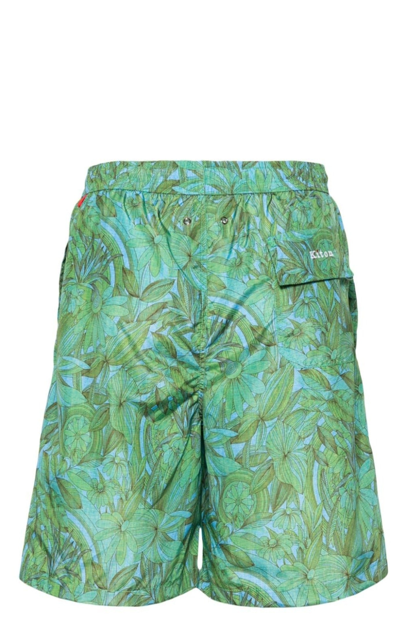 Load image into Gallery viewer, Logo-embroidered swim shorts