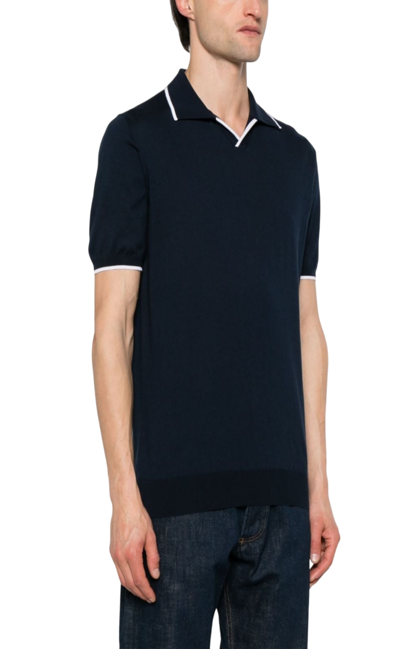 Cargar imagen en el visor de la galería, Knitted polo shirt