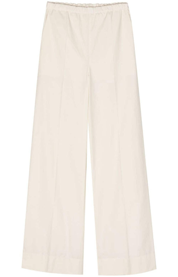 Load image into Gallery viewer, Elasticated-waist wide-leg trousers