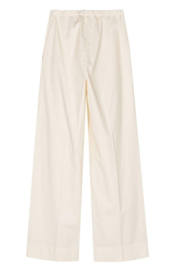 Load image into Gallery viewer, Elasticated-waist wide-leg trousers