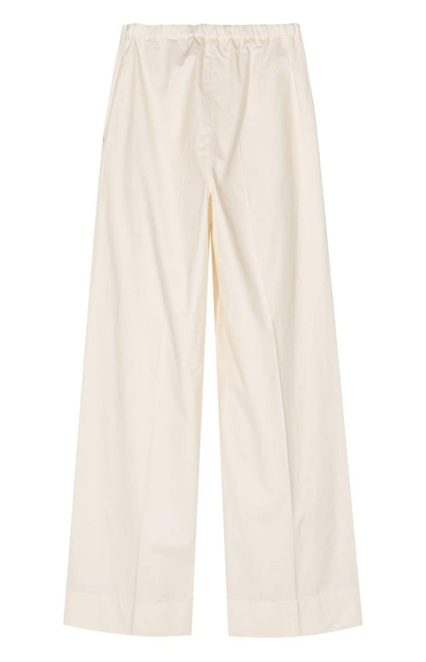 Cargar imagen en el visor de la galería, Elasticated-waist wide-leg trousers