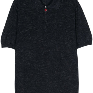 Melange polo shirt