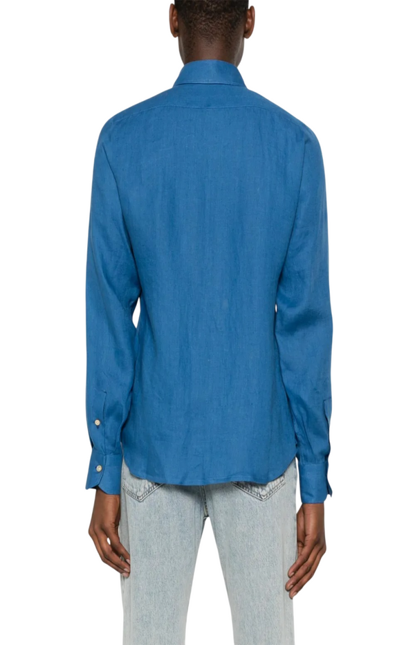 Load image into Gallery viewer, Classic-collar linen shirt