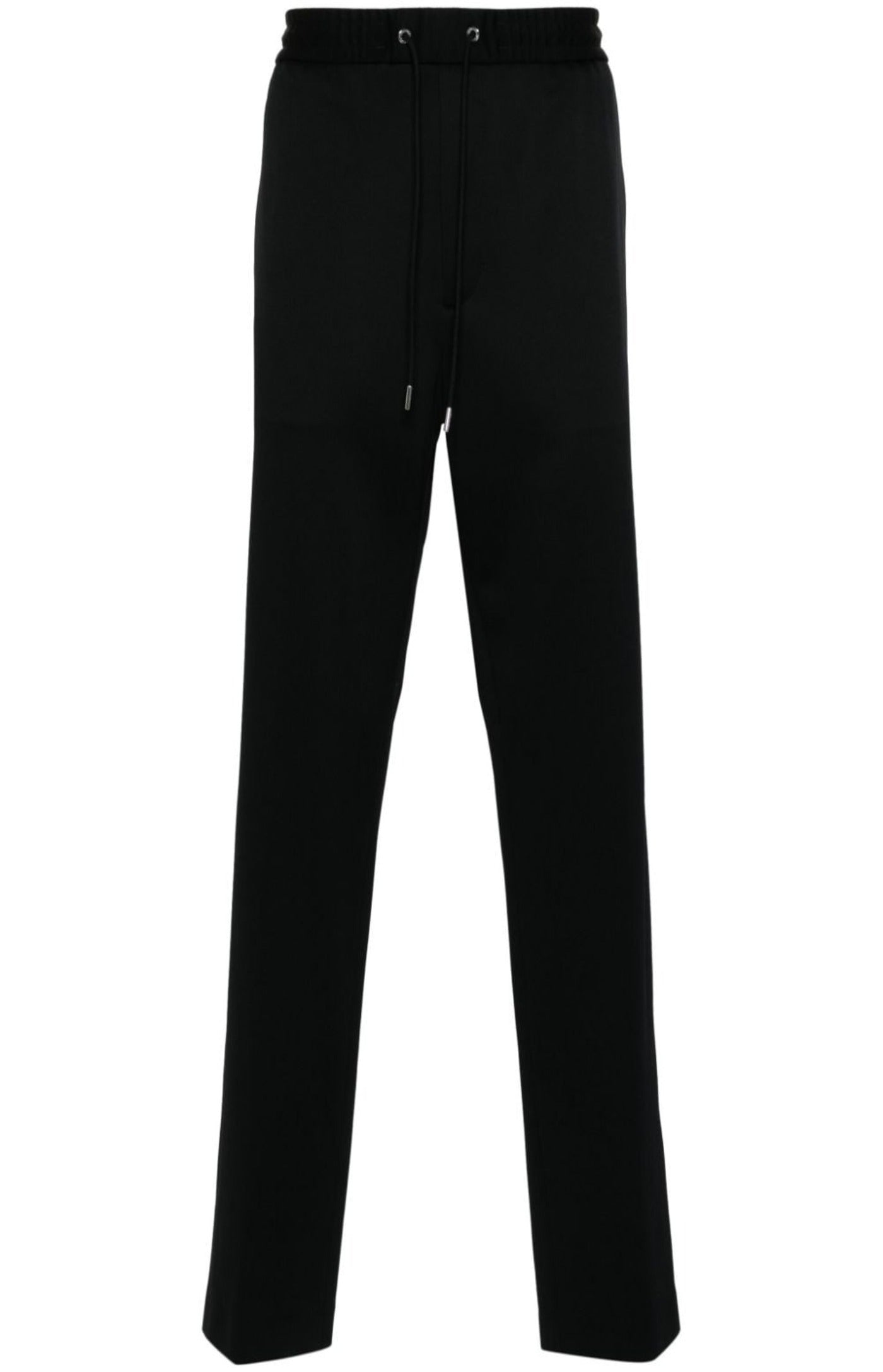Cargar imagen en el visor de la galería, Logo-patch drawstring tapered trousers