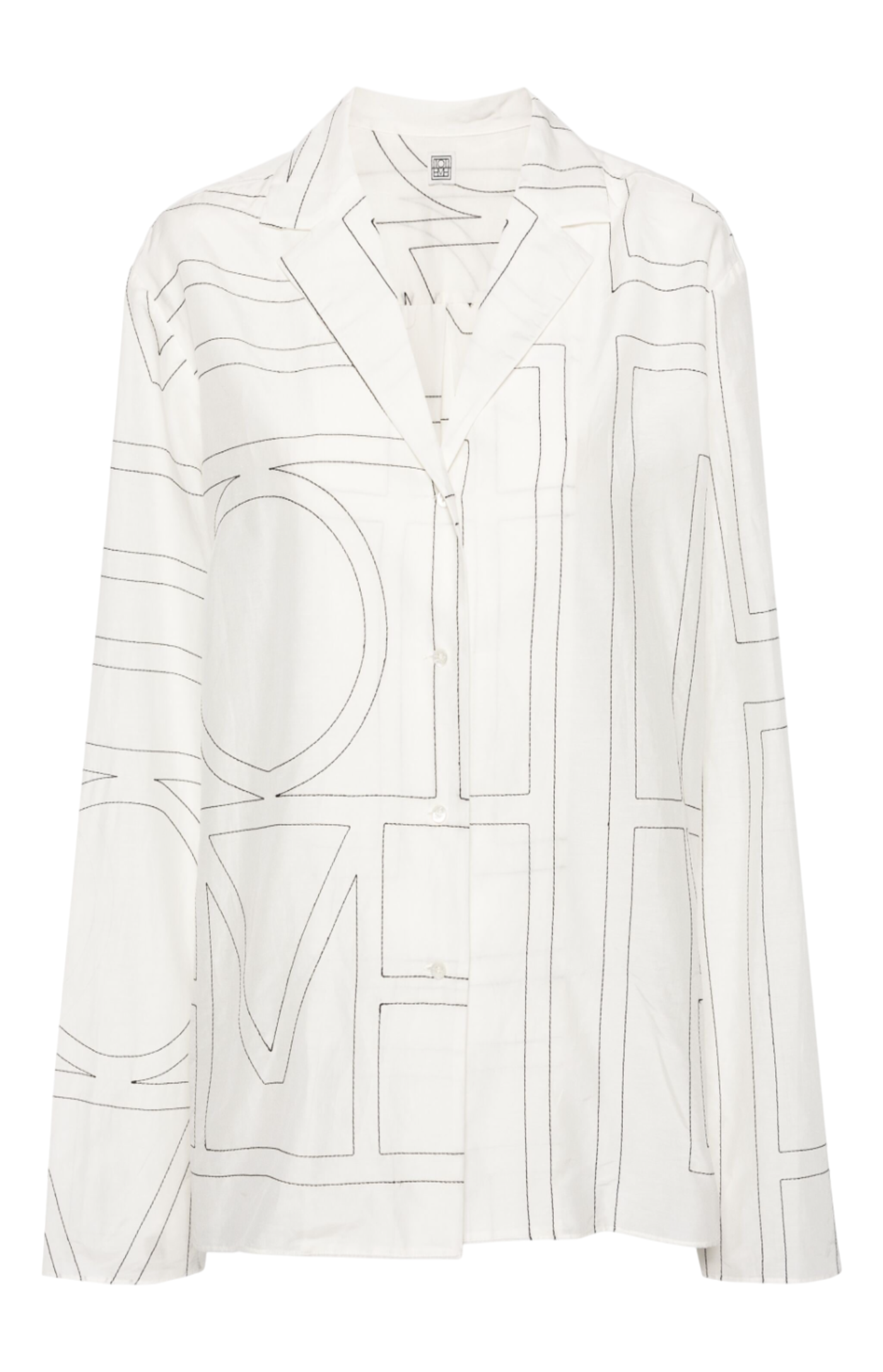 Cargar imagen en el visor de la galería, Monogram cotton pyjama top
