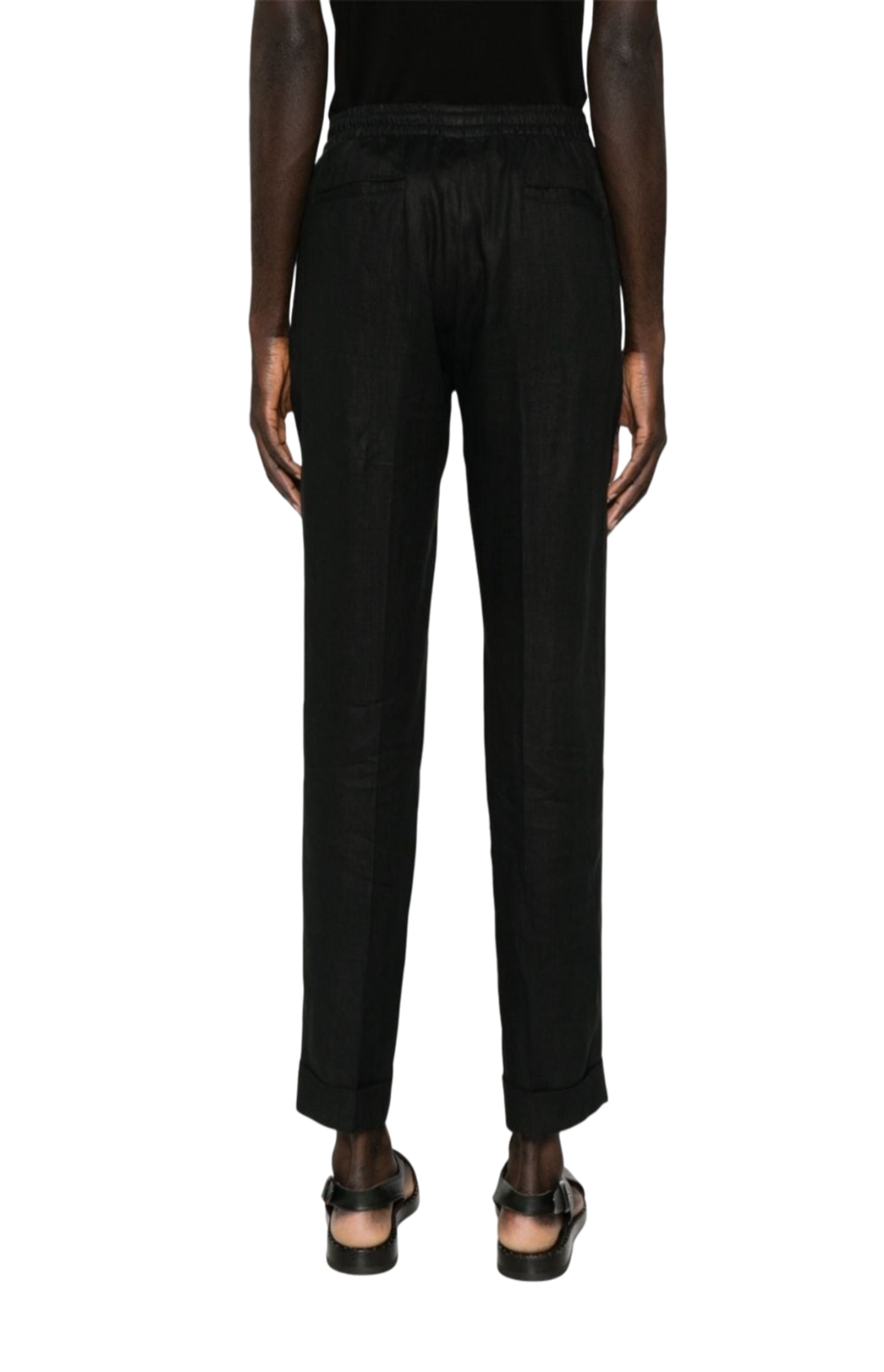 Cargar imagen en el visor de la galería, Pleated linen trousers